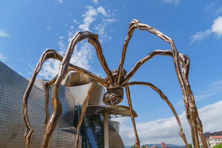 Blibao city in the basque landの写真素材