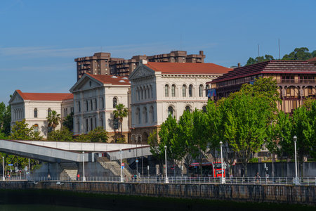 Blibao city in the basque landの写真素材