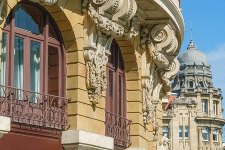 Blibao city in the basque landの写真素材