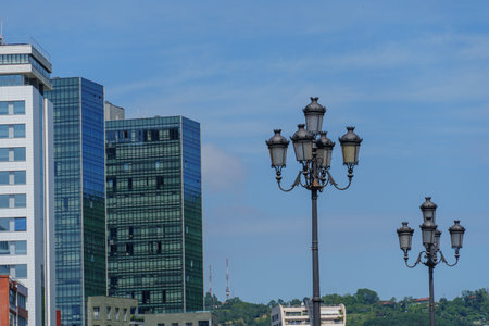 Blibao city in the basque landの写真素材