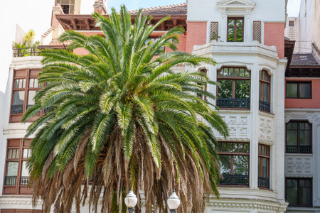 Blibao city in the basque landの写真素材