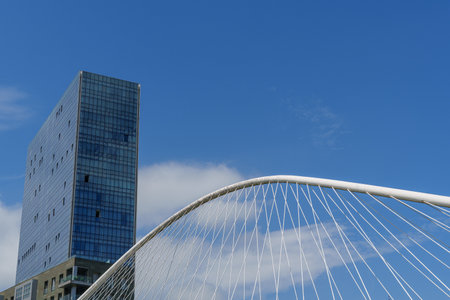 Blibao city in the basque landの写真素材