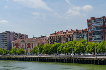 Blibao city in the basque landの写真素材