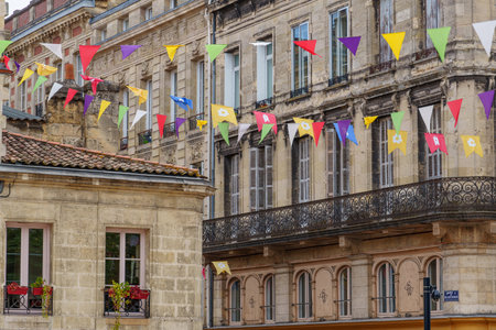 the city of Bordeaux in Franceの写真素材
