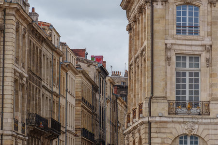 the French city of Bordeauxの写真素材