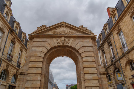 the French city of Bordeauxの写真素材