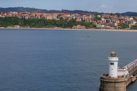 Getxo city in Spainの写真素材