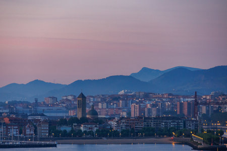 Getxo city in Spainの写真素材