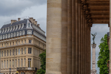 the French city of Bordeauxの写真素材