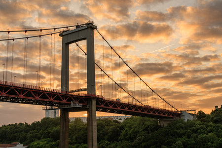 Bordeaux city at the Garonne river in Franceの写真素材