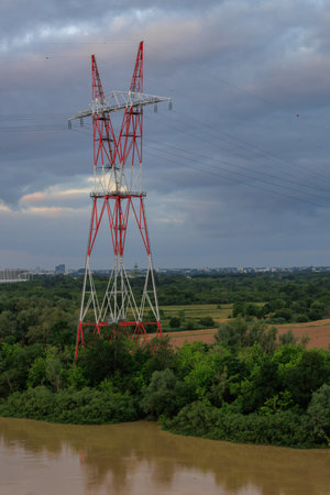 Bordeaux city at the Garonne river in Franceの写真素材
