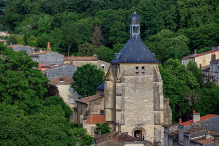 Bordeaux city at the Garonne river in Franceの写真素材
