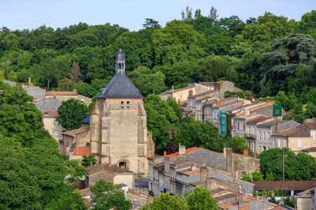 Bordeaux city at the Garonne river in Franceの写真素材