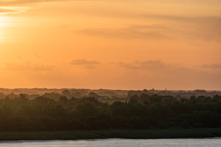 Bordeaux city at the Garonne river in France