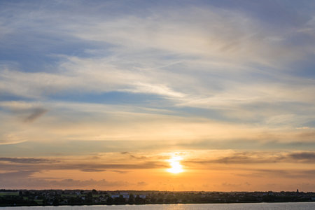 Bordeaux city at the Garonne river in Franceの写真素材