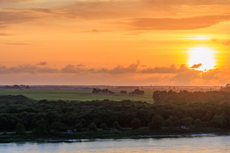 Bordeaux city at the Garonne river in Franceの写真素材