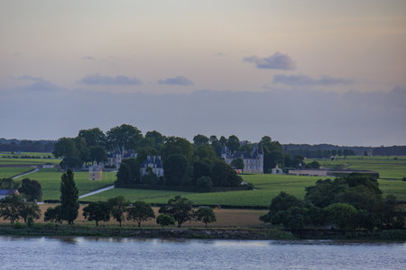 Bordeaux city at the Garonne river in Franceの写真素材