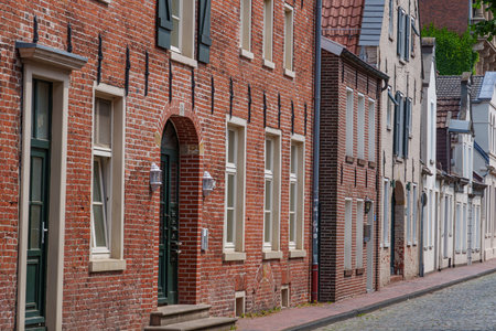 the city of Leer in east Frisiaの写真素材