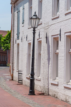 teh city of Leer in east Frisiaの写真素材