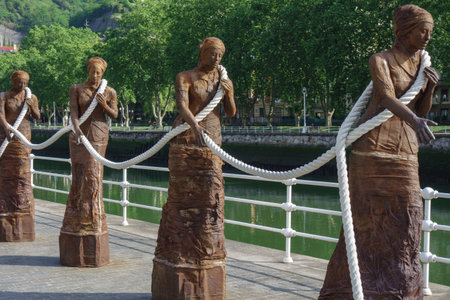 Bilbao city in Spainの写真素材