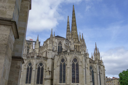 Bordeaux at the Garonne River in Franceの写真素材