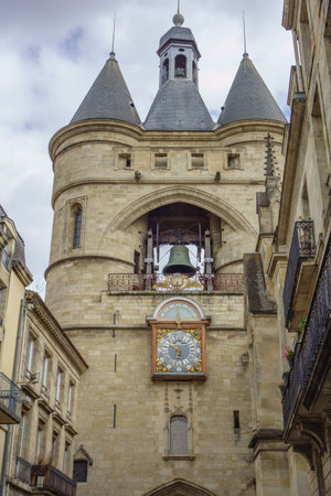 Bordeaux at the Garonne River in Franceの写真素材