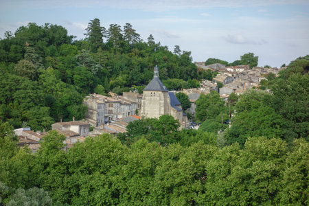 Bordeaux at the Garonne River in Franceの写真素材