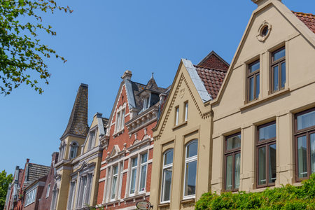 teh city of Leer in east Frisiaの写真素材