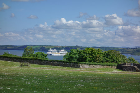 Falmouth in Cornwall, Englandの写真素材