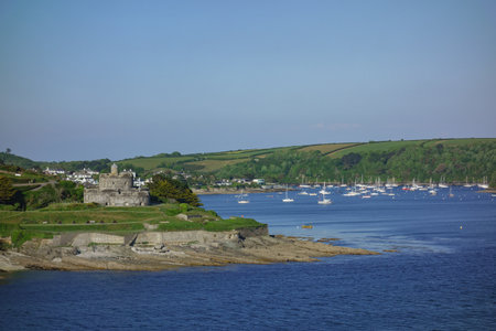 Falmouth in Cornwall, Englandの写真素材