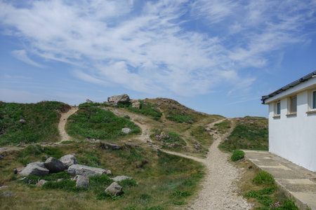 the Jurassic Coast in Englandの写真素材
