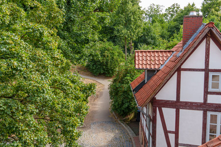 Hildesheim city in Lower Saxonyの写真素材