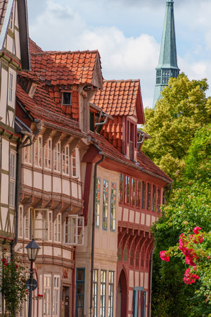 Hildesheim city in Lower Saxonyの写真素材