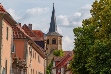 Hildesheim city in Lower Saxonyの写真素材