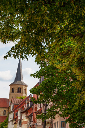 Hildesheim city in Lower Saxonyの写真素材