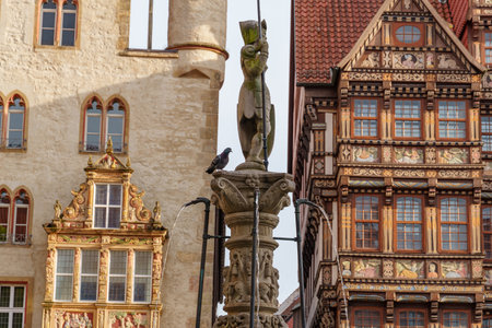 Hildesheim city in Lower Saxonyの写真素材