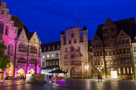 Hildesheim city in Lower Saxonyの写真素材
