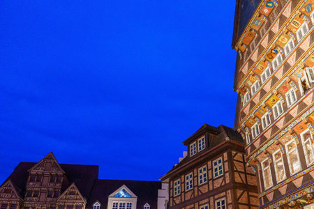 Hildesheim city in Lower Saxonyの写真素材