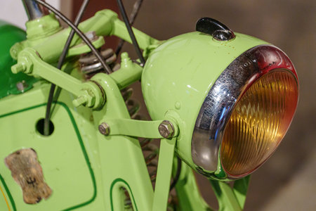 old cars and motorcycles in Germanyの写真素材