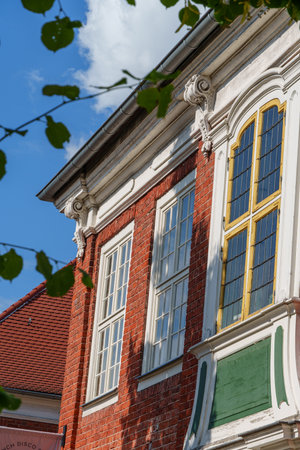 Potsdam city with historic buildings and green parksの写真素材