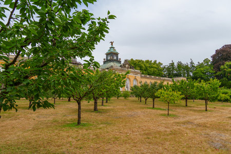Potsdam city with historic buildings and green parksの写真素材