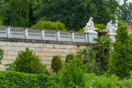Potsdam city with historic buildings and green parksの写真素材