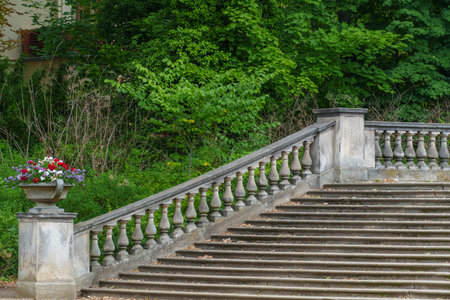 Potsdam city with historic buildings and green parksの写真素材