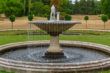 Potsdam city with historic buildings and green parks