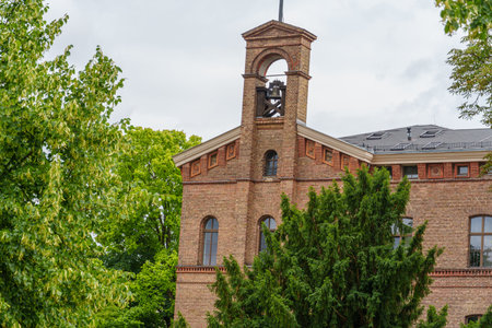 Potsdam city with historic buildings and green parksの写真素材