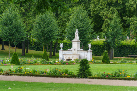 Potsdam city with historic buildings and green parksの写真素材