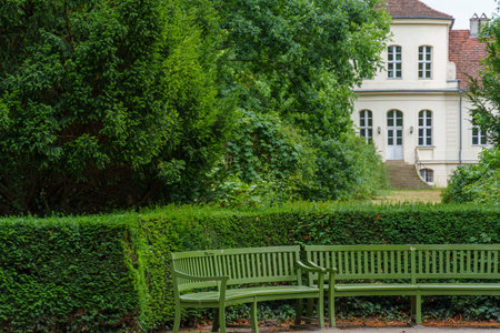 Potsdam city with historic buildings and green parksの写真素材