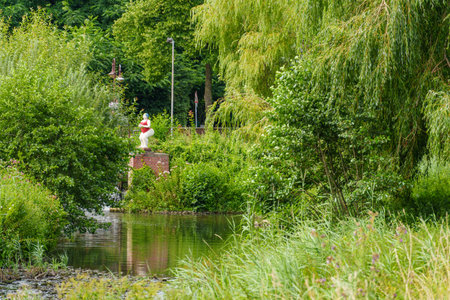 the city of Coesfeld at the Berkel river