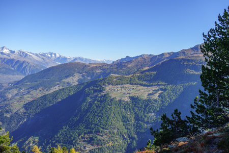 autumn time in Switzerlandの写真素材