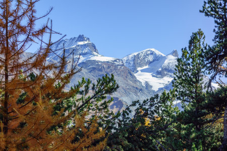autumn time in Switzerlandの写真素材
